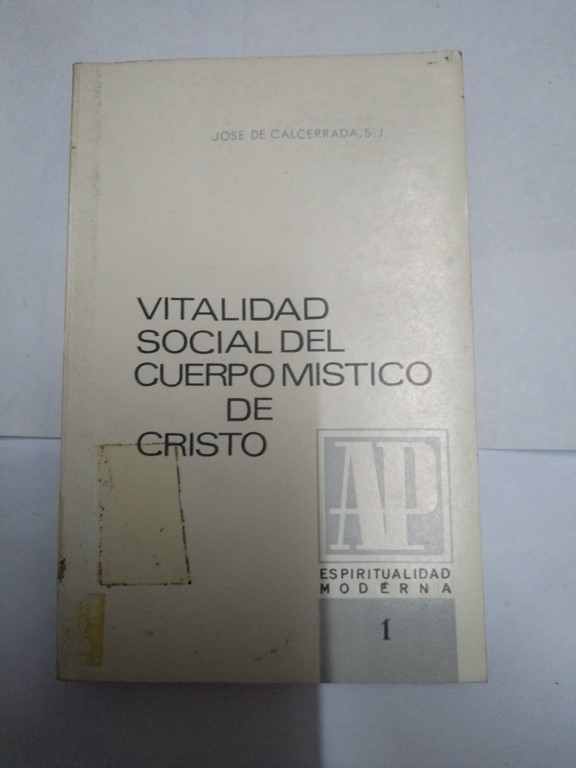 Vitalidad social del cuerpo místico de Cristo