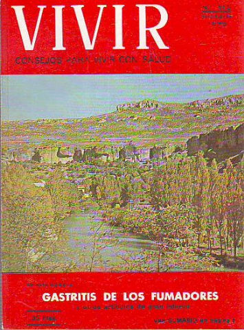 VIVIR. CONSEJOS PARA VIVIR CON SALUD. Nº 115: GASTRITIS DE LOS FUMADORES.