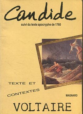 VOLTAIRE CANDIDE SUIVI DU TEXTE APOCRYPHE DE 1760.