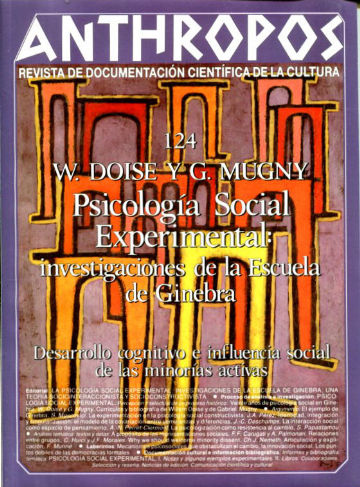 W. DOISE Y G. MUGNY, PSICOLOGIA SOCIAL EXPERIMENTAL: INVESTIGACIONES DE LA ESCUELA DE GINEBRA.