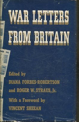 WAR LETTERS FROM BRITAIN.