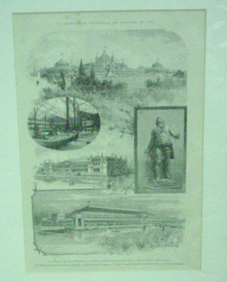 XILOGRAFIA DE BERTEAULT. LA EXPOSICION UNIVERSAL DE CHICAGO EN 1893.