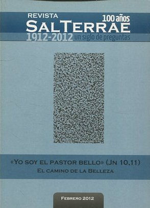 YO SOY EL PASTOR BELLO. EL CAMINO DE LA BELLEZA.