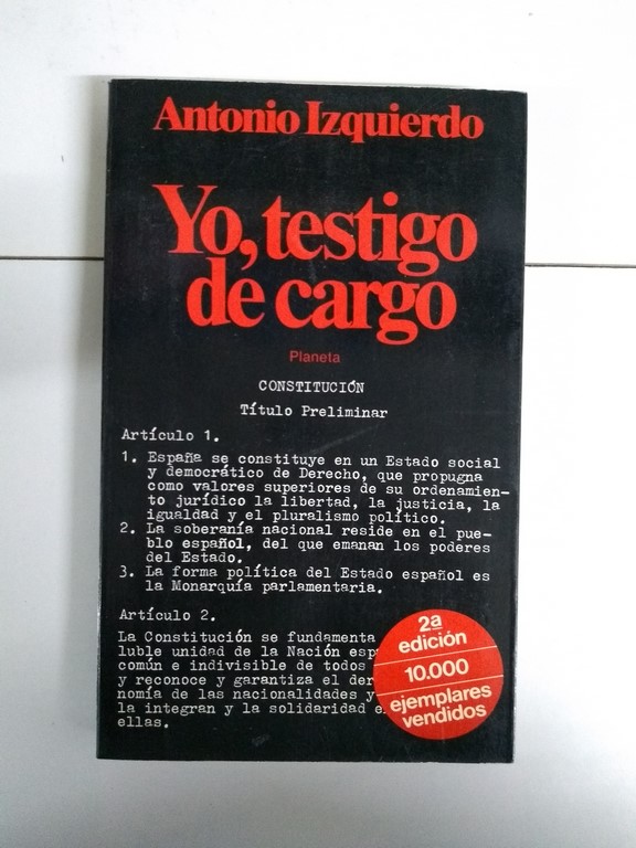 Yo, testigo de cargo